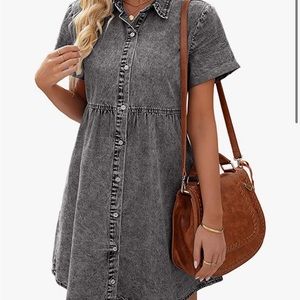 Women’a Short Sleeve Babydoll dress